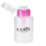 Cumpara ieftin Recipient cu Pompita pentru Lichide Adjuvante LUXORISE - 200 ml, roz