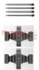 Set accesorii, placute frana MERCEDES C-CLASS T-Model (S203) (2001 - 2007) METZGER 109-1643
