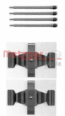 Set accesorii, placute frana MERCEDES S-CLASS (W220) (1998 - 2005) METZGER 109-1643 foto