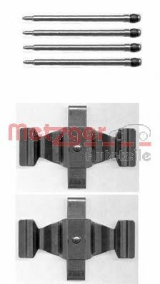 Set accesorii, placute frana MERCEDES C-CLASS Sportscoupe (CL203) (2001 - 2011) METZGER 109-1643 foto