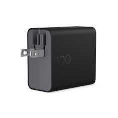 HP 100W GaN Wall Charger USB C PD 3.0, 5V 9V 15V 20V, cablu 2m, Europa