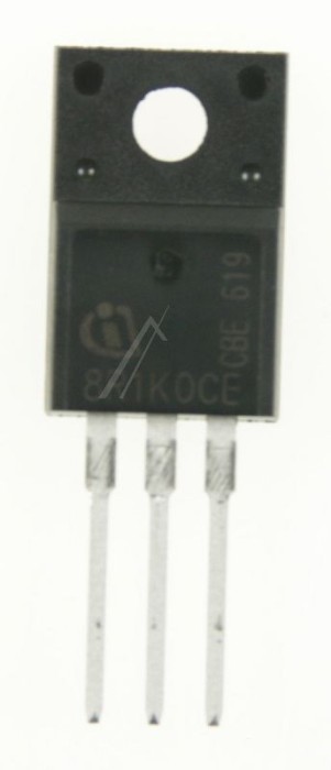 8R1K0CE TRANZISTOR N-KANAL MOSFET, 800V 5,7A, TO-220FP IPA80R1K0CE INFINEON