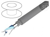 Cablu Alpha Essential C&amp;C 1x2x24AWG PVC gri 300V