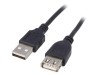 Cablu USB 2.0 A-A Negru 3m, Akyga