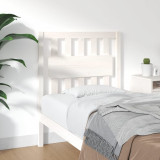 VidaXL Tăblie de pat, alb, 80,5x4x100 cm, lemn masiv de pin