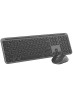 Logitech Signature Slim Wireless Keyboard & Mouse Combo Mk950 Graphite Nordic PC