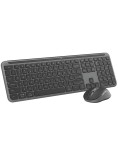 Logitech Signature Slim Wireless Keyboard &amp; Mouse Combo Mk950 Graphite Nordic PC