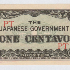 Filipine, One Centavo 1942_Ocupație japoneză_a UNC_serie liniara PT