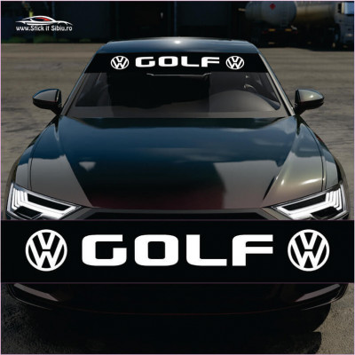 Parasolar Volkswagen Golf &amp;ndash; Stickere Auto foto