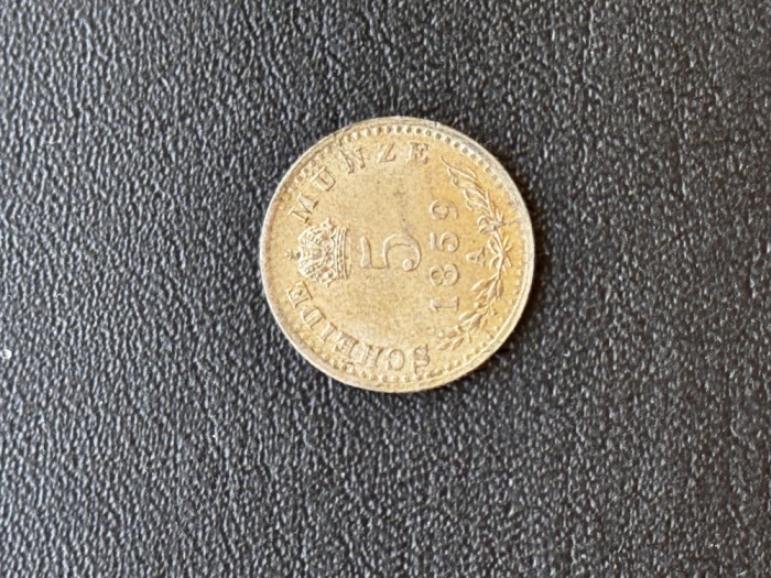 Moneda UNC Austria 5 Kreuzer 1859 Franz Joseph Viena