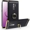 Husa de protectie pentru Samsung Galaxy S8+ Luxury Black Plated cu Inel de sustinere