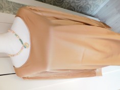 Bluza noua, matase naturala , lux, 52 , colier nou cadou foto