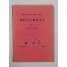 ALFREDO GANGOTENA, OROGENIE - PARIS, 1928