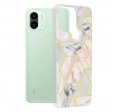 Cumpara ieftin Husa Xiaomi Redmi A1+ A2+ Marble Roz, Techsuit