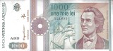 ROMANIA 1000 / 1.000 LEI 1991 - Septembrie [3] Seria A.0019 , P - 101 , XF