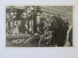 Fotografie model carte postala car mortuar/dric anii 30