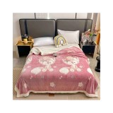 Cumpara ieftin Patura Cocolino cu Blanita pentru Pat Dublu, Vulpe Roz - JOJ631