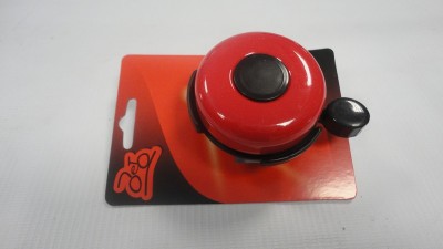 Sonerie biciclete Jet plastic, culoare rosu/negru Cod:A283 foto