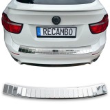 Ornament protectie portbagaj/bara spate crom pentru BMW X6 E71, E72 din 2008-2014, Recambo