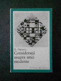 G. OPRESCU - CONSIDERATII ASUPRA ARTEI MODERNE