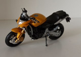 Macheta motocicleta Honda Hornet galben - Welly 1/18