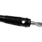 Mufă Banană 4mm Neagră 60mm 24A