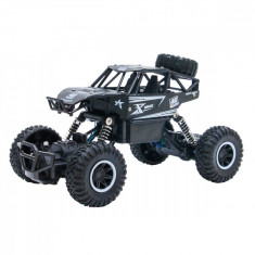 Automobil cu telecomanda Sulong Toys, Off Road Crawler Rock Sport negru, 3,6V scara,1.20, 11 x 18 x 8 cm