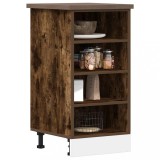 vidaXL Dulap inferior &quot;Riga&quot; stejar afumat 40x44,5x81,5 cm