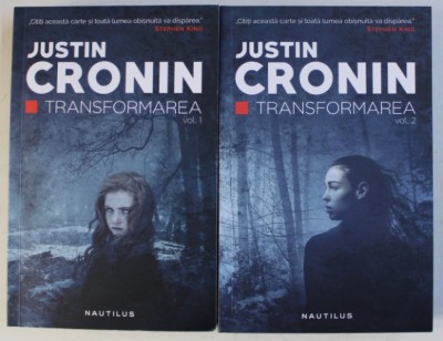 TRANSFORMAREA , VOLUMELE I - II de JUSTIN CRONIN , 2017 foto