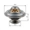 GATES TH13287G1 termostat,lichid racire