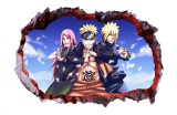 Cumpara ieftin Sticker decorativ, gaura in perete 3D, Naruto, 85 cm, 1054TK-1, natura si peisaje