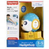 Cumpara ieftin Jucarie educativa interactiva Rhythm &#039;n Roll Hedgehog Fisher Price, 2 functii, pentru 3-5 ani, Multicolor