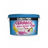 Vopsea Ultralavabila Oskar ceramic mat alb
