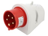 Conector alimentare AC trifazate 16A 400VAC IP44 - SEZ DK