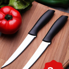 Set 2 cutite Chef, Fremont, 27.2x6.5x1.6 cm, negru