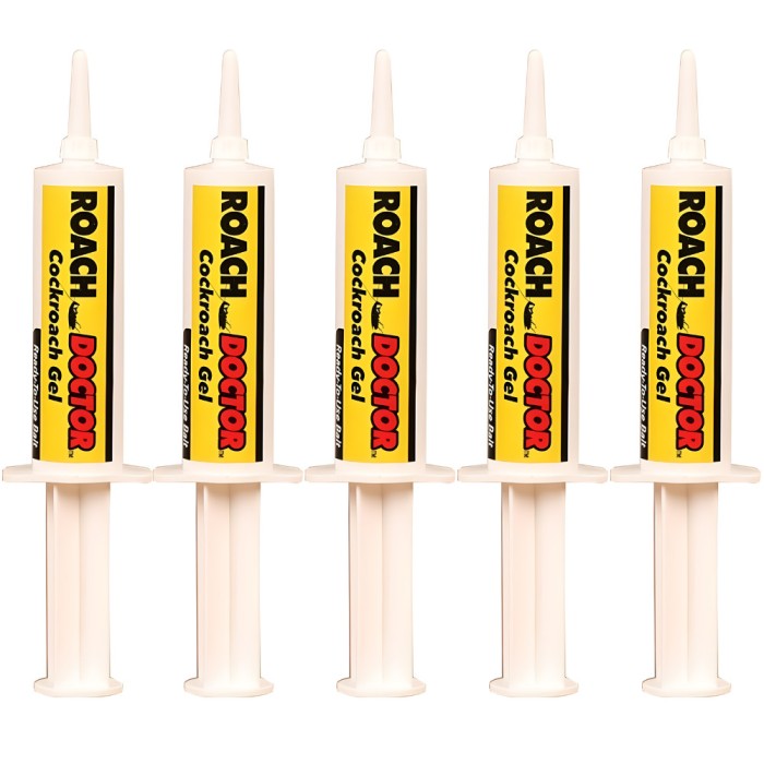 Set 5 INSECTICID Roach Doctor APF&reg; - Repelent pentru Insecte si Ucigas de Gandaci cu Seringa