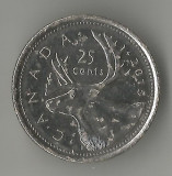 Canada, 25 centi, 2015, America de Nord