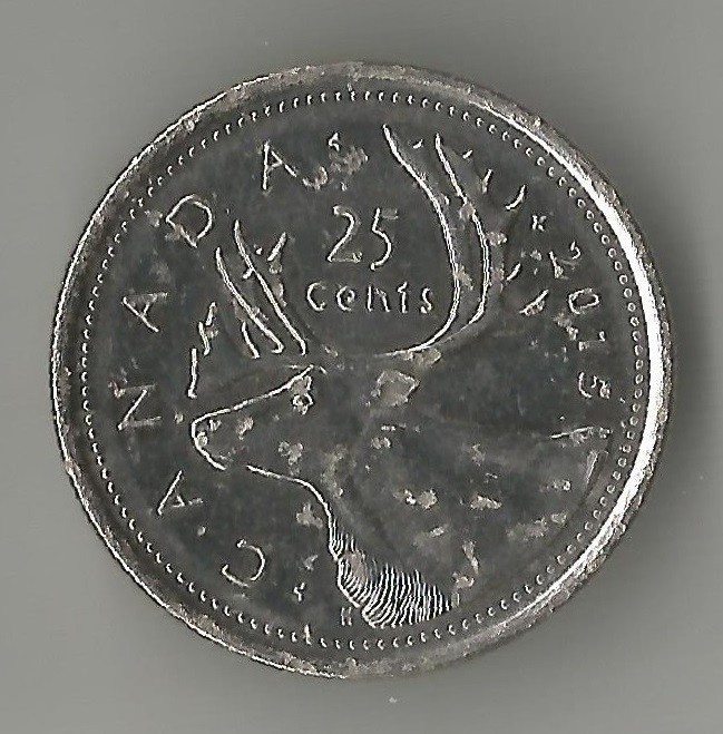 Canada, 25 centi, 2015