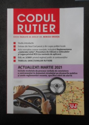 Codul rutier. Actualizat: martie 2021 foto