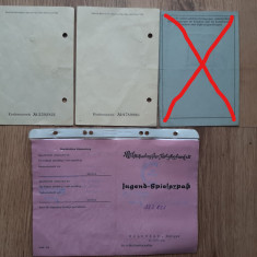 Lot pasaport copii Germania Stuttgart document act vechi