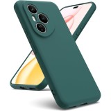 Husa Soft Touch, slim, ALC Mobile, anti soc, compatibila cu Honor 400 Pro, Verde Inchis Tpu