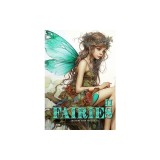 Fairies Coloring Book for Adults Vol. 2: Fairies Coloring Book Grayscale Fairy Grayscale Coloring Book for Adults happy cute sad and bored faires A4 5