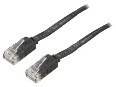 Cablu Patch Cord UTP Cat6 Negru 1.5m