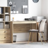 vidaXL Birou de scris Stejar Sonoma MDF cu furnir de stejar Sonoma