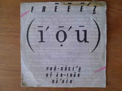 DISC vinil- FREEEZ- I.O.U.- I DUB U- - foto