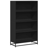 Cumpara ieftin Biblioteca, negru, 80,5x35x139 cm, lemn prelucrat