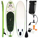 Cumpara ieftin HOMCOM Placa Gonflabila SUP Stand Up Paddle cu Vasla Reglabila, Placa Surf cu Accesorii