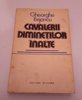 CAVALERII DIMINEŢILOR &amp;Icirc;NALTE - GHEORGHE BEJANCU foto
