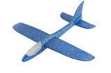 Avion planor din spuma cu luminite - Albastru, Grafix