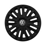 Set 4 capace roti 14 inchi (R14) compatibile Volkswagen, Model 217 Black